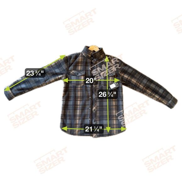 Oneill Flannel Shirt Jacket Small SuperFleece Sherpa Lined Shacket NWT - Picture 16 of 16